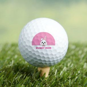 Cute Bunny Mum Pink Golf Balls