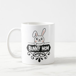 Cute Bunny mum rabbit lover Coffee Mug