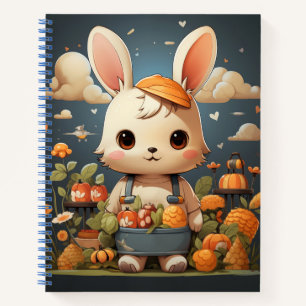 Cute bunny notebook