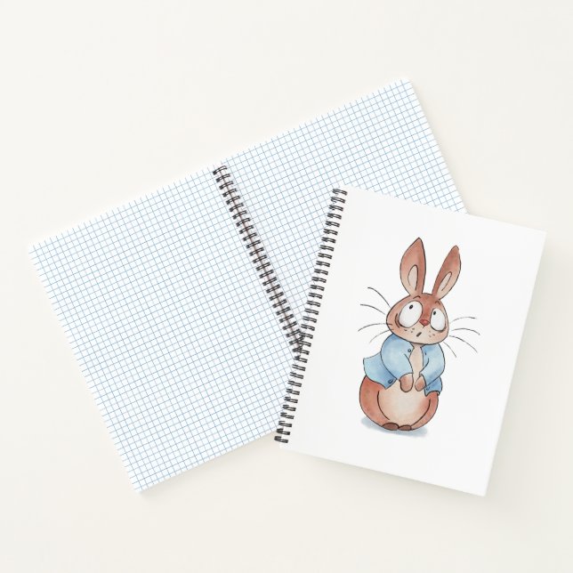 Cute Bunny Notebook • Kawaii Rabbit Journal  (Inside)