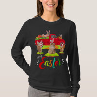 Cute Bunny Persian Cats Riding Red Truck Happy Eas