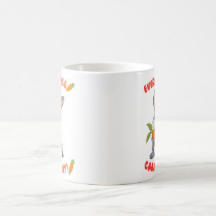 Cute Bunny Personalised Mug - Custom Name Coffee