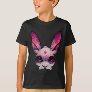 Cute Bunny Rabbit Animal With Colours - A Girls Ha T-Shirt