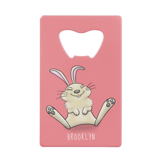 Cute bunny rabbit cartoon illustration (Front)