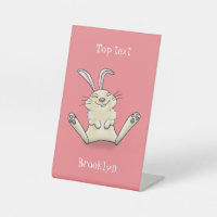 Cute bunny rabbit cartoon illustration
