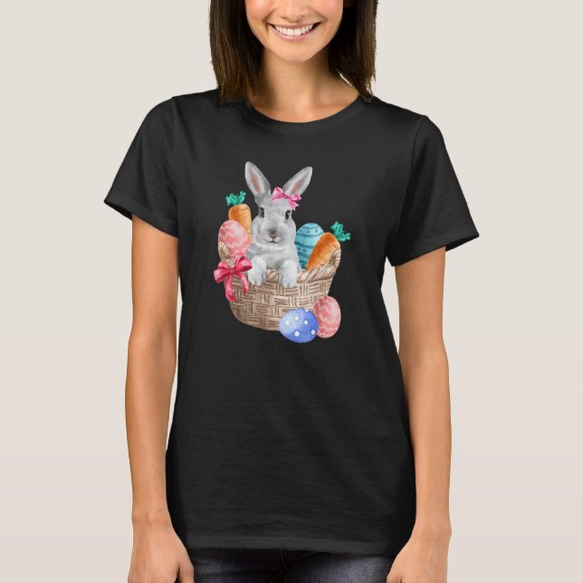 Cute Bunny Rabbit  EASTER Spring Bunnies Bunny Mum T-Shirt (Front)
