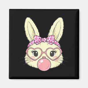 Cute Bunny Rabbit Face For Women Girls Kids Teens  Magnet