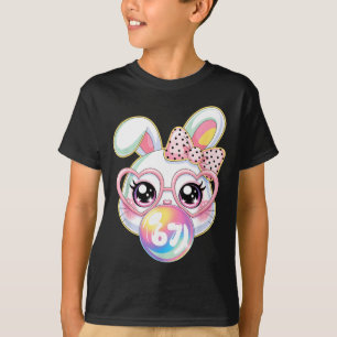 Cute Bunny Rabbit Face For Women Girls Kids Teens T-Shirt