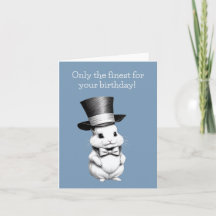 Cute Bunny Rabbit Greeting Card