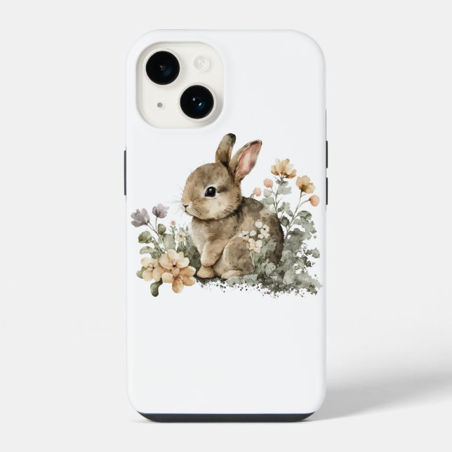 Cute Bunny Rabbit  iPhone Case (Back)