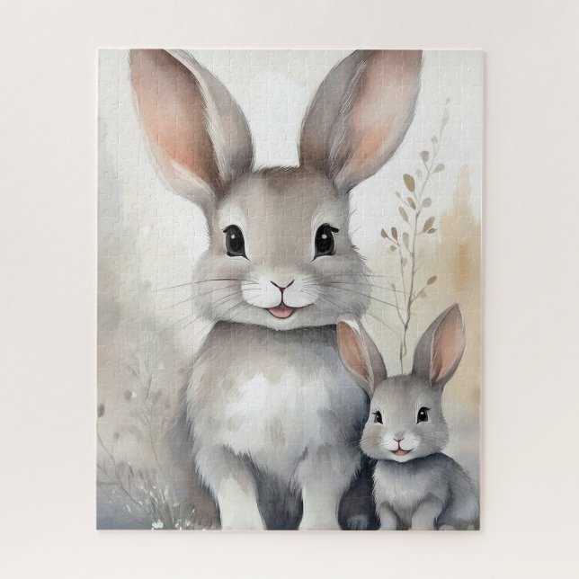 Cute Bunny Rabbit Jigsaw Puzzle (Vertical)