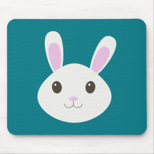 Cute Bunny Rabbit Mouse Pad