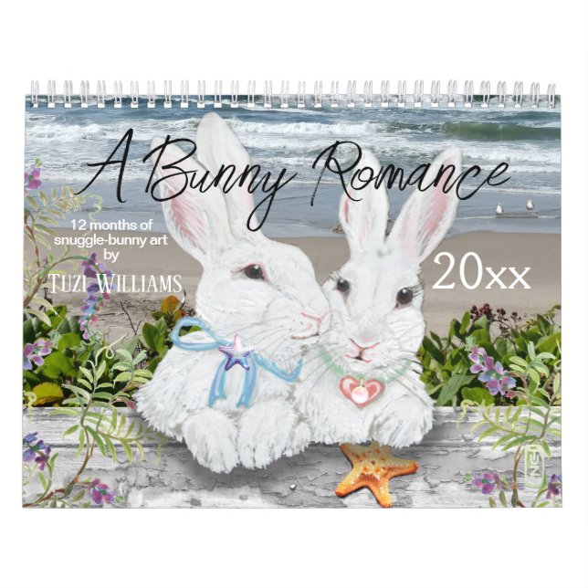 Cute Bunny Rabbit Nature Art Woodland Garden Calendar (Cover)