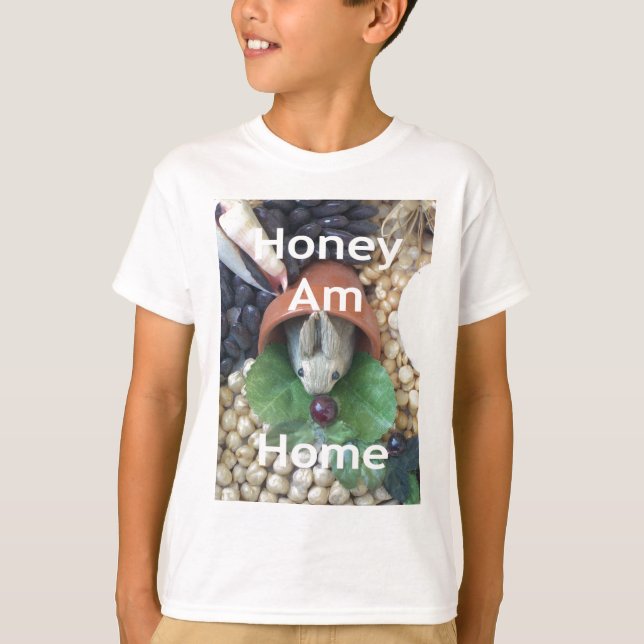 Cute Bunny Snacking T-Shirt (Front)