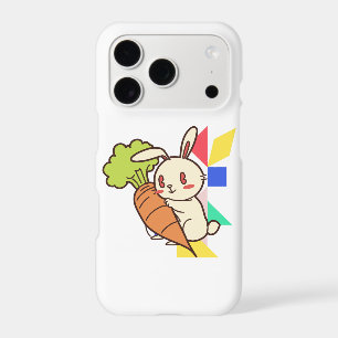 Cute Bunny with Carrot iPhone 17 Pro Case