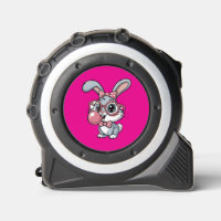 Cute Bunny with Glasses Blowing Bubble Gum