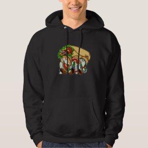 Cute  Burrito Gnomes  Cinco de Mayo  Mexican Hoodie