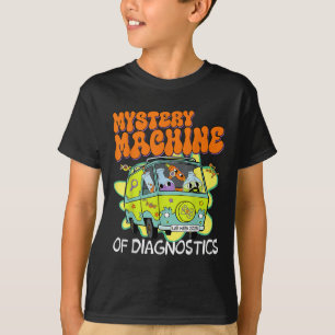 Cute Bus Lab Week 2025 Retro Mystery Machine Of Di T-Shirt