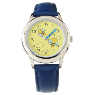 Cute Busy Bumble Bee Wrist Watch