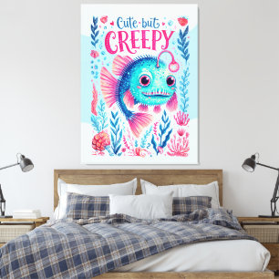 Cute but Creepy Canvas Print