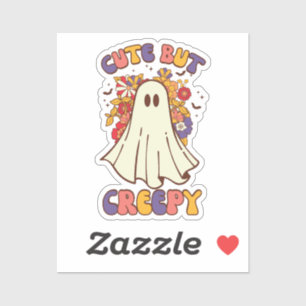 Cute but creepy retro groovy Halloween