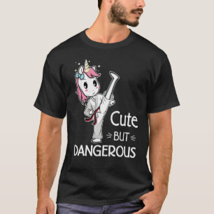 Cute but Dangerous Brazilian Jiu-Jitsu Black Belt  T-Shirt