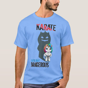 Cute But Dangerous Karate Unicorn T-Shirt