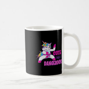 Cute But Dangerous Ninja Karate Taekwondo Kung Fu  Coffee Mug