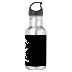 Cute But Dangerous Pug Dog Karate 532 Ml Water Bottle