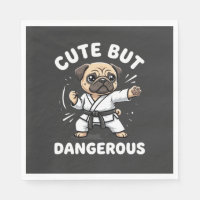 Cute But Dangerous Pug Dog Karate
