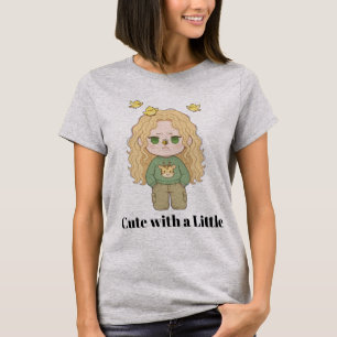 : Cute but Grumpy Girl - Kawaii Chibi Gir T-Shirt