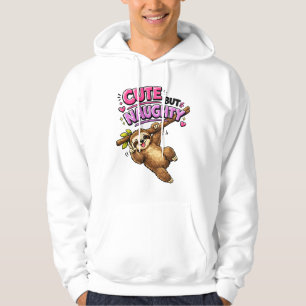 Cute but naughty sloth hoodie