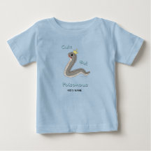 Cute But Poisonous Custom Name Colour-Block Toddle