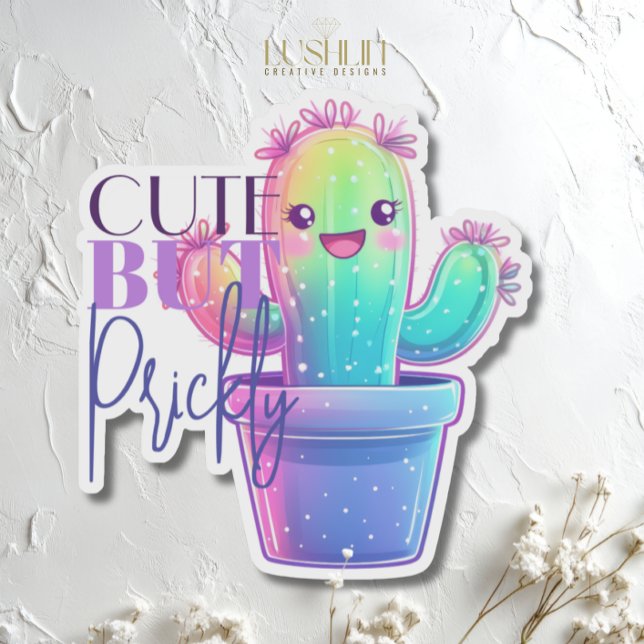 Cute but Prickly Cactus – Funny Succulent Design (Creator Uploaded)