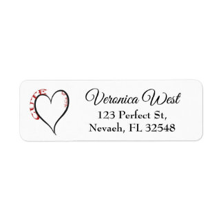 Cute but Psycho Black Heart Red Font