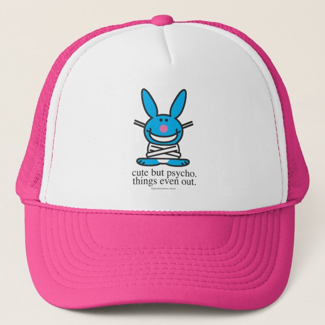 Cute but Psycho Trucker Hat (Front)