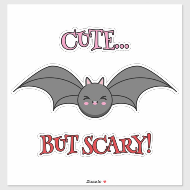 Cute but Scary Bat (Sheet)