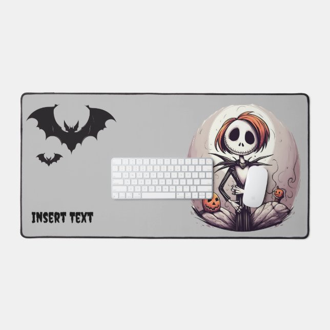 Cute but Scary Cartoon Zombie Desk Mat (Keyboard & Mouse)