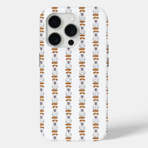 Cute but Spooky Halloween Ghost Holding a Pumpkin iPhone 15 Pro Case