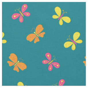 Cute Butterflies Kids Butterfly Cartoon Fabric
