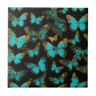 cute butterflies tile