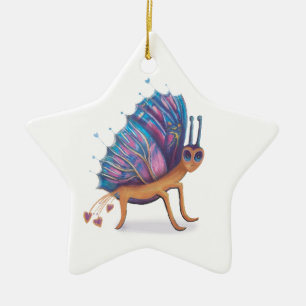 cute butterfly ceramic tree decoration