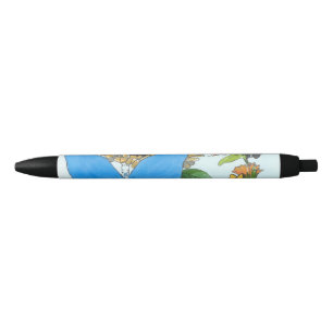 Cute Butterfly Collage Ink Pen