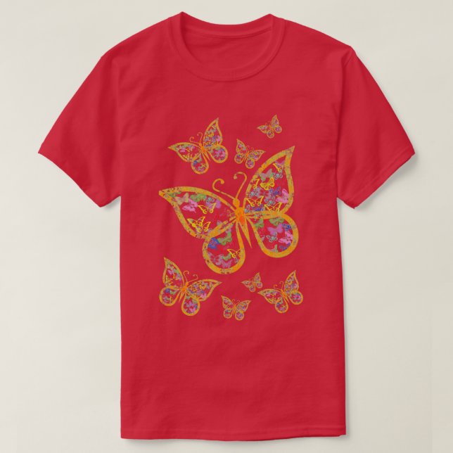 Cute Butterfly design for women and men T-Shirt (Design Front)