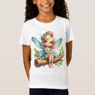 Cute Butterfly fantasy unicorn girls  T-Shirt