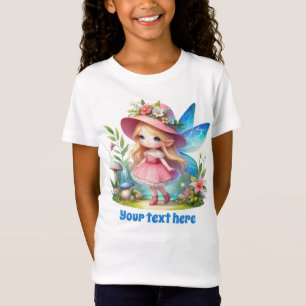 Cute Butterfly fantasy unicorn girls T-Shirt
