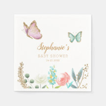 Cute Butterfly Garden Baby Shower