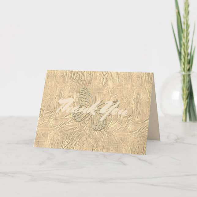 Cute Butterfly Holiday Card (Front)