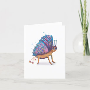 cute butterfly holiday card