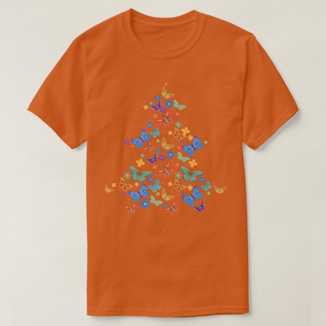 Cute Butterfly Lover Entomologist Butterfly Christ T-Shirt (Design Front)